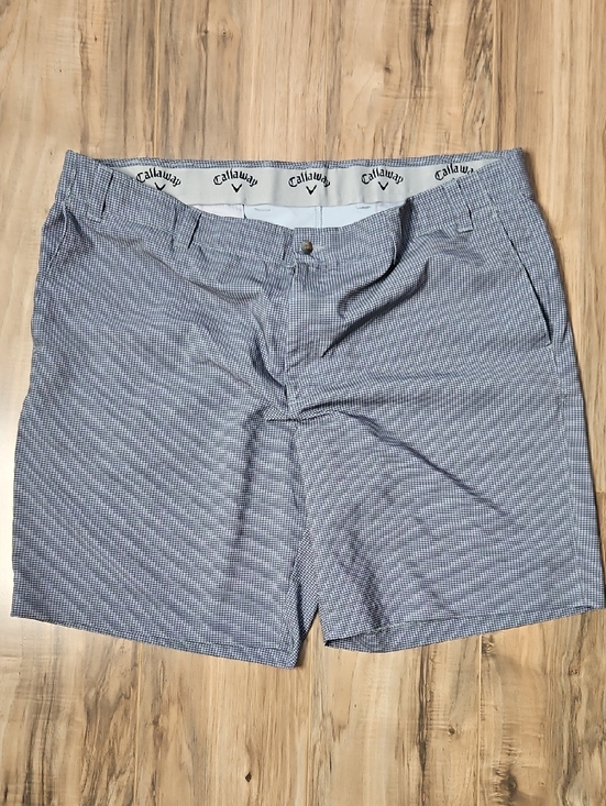 Callaway Other - Callaway Men's Charcoal Gray Micro-Check Performance Golf Shorts
